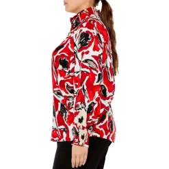 New 🎁 NIC+ZOE Petal Pop Top Red Multi 🔥 -NIC+ZOE Sales unnamed file 313