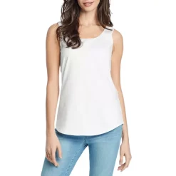 Hot Sale 😀 NIC+ZOE 👚 Shirt Tail Perfect Tank Cobblestone ⭐ -NIC+ZOE Sales unnamed file 320