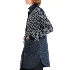 Best deal 🧨 NIC+ZOE Quilted Mix Media Knit 🧥 Coat Black Multi 🎁 -NIC+ZOE Sales unnamed file 325