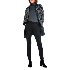 Best deal 🧨 NIC+ZOE Quilted Mix Media Knit 🧥 Coat Black Multi 🎁 -NIC+ZOE Sales unnamed file 326