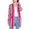 Cheapest 🌟 NIC+ZOE Checked Away Cardigan Pink Multi 🧨 -NIC+ZOE Sales unnamed file 328