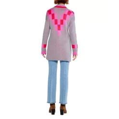 Cheapest 🌟 NIC+ZOE Checked Away Cardigan Pink Multi 🧨 -NIC+ZOE Sales unnamed file 332