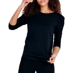 Buy 🔥 NZT NIC+ZOE Puff Sleeve Tee Black Onyx ❤️