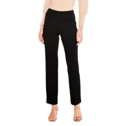 Buy 👍 NIC+ZOE Work It Straight Leg Pants Black Onyx 🧨