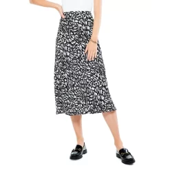 Best Sale 🛒 NIC+ZOE Textured Night 👗 Skirt Black Multi ⭐