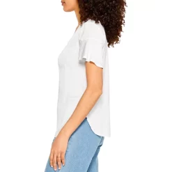 Discount 🥰 NIC+ZOE This And That Mixed Media Tee Paper White 🔥 -NIC+ZOE Sales unnamed file 357