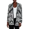 New ⭐ NIC+ZOE Here And There Printed Cardigan Black Multi 🔔 -NIC+ZOE Sales unnamed file 363