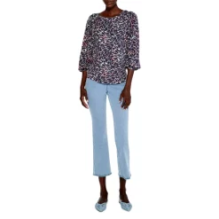 New 🔔 NIC+ZOE Glowing Sunset Printed Top Indigo Multi 🤩 -NIC+ZOE Sales unnamed file 369