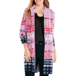 Coupon 🎁 NIC+ZOE Winter Heat Knit 🧥 Coat Pink Multi ✨