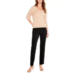 Buy 👍 NIC+ZOE Work It Straight Leg Pants Black Onyx 🧨 -NIC+ZOE Sales unnamed file 38