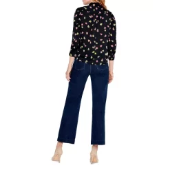 Flash Sale 😉 NIC+ZOE Party Pears Printed 👚 Shirt Black Multi ❤️ -NIC+ZOE Sales unnamed file 383