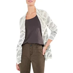 Coupon 🔥 NIC+ZOE Draped Ombre Cardigan Neutral Multi 😉