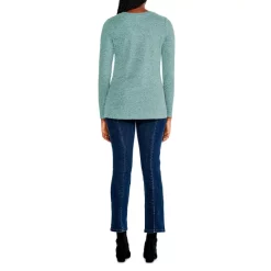 Brand new 😉 NZT NIC+ZOE Sweet Dreams Space Dye Long Sleeve Tee Soft Aqua 👍 -NIC+ZOE Sales unnamed file 391
