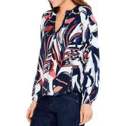 Top 10 ✨ NIC+ZOE Seaside Shade 👕 Shirt Indigo Multi 🤩 -NIC+ZOE Sales unnamed file 395