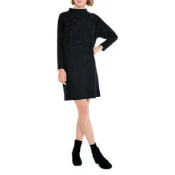 Buy 🥰 NIC+ZOE Twinkle Vital Embellished 👗 Dress Black Onyx ❤️