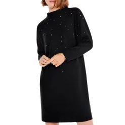 Buy 🥰 NIC+ZOE Twinkle Vital Embellished 👗 Dress Black Onyx ❤️ -NIC+ZOE Sales unnamed file 401