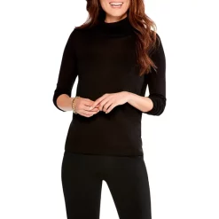Deals 🛒 NIC+ZOE Turtleneck Sweater Black Onyx 🛒