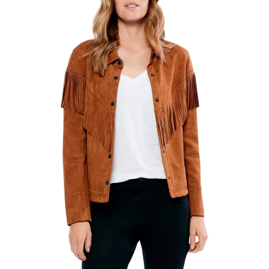 Brand new ๐ฅ NIC+ZOE Fall Fringe Faux Suede Jacket Toffee ๐ 3 Brand new ๐ฅ NIC+ZOE Fall Fringe Faux Suede Jacket Toffee ๐
