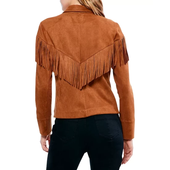 Brand new ๐ฅ NIC+ZOE Fall Fringe Faux Suede Jacket Toffee ๐ 4 Brand new ๐ฅ NIC+ZOE Fall Fringe Faux Suede Jacket Toffee ๐ - Image 2