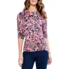 Wholesale 😀 NIC+ZOE Kaleidoscope Print Top Pink Multi 😀 -NIC+ZOE Sales unnamed file 450