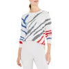 Discount 🔥 NIC+ZOE Falling Stripes Sweater Red Multi 🤩 -NIC+ZOE Sales unnamed file 53