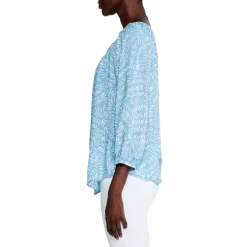 Hot Sale ✔️ NIC+ZOE In Stitches Top Blue Multi 🤩 -NIC+ZOE Sales unnamed file 539