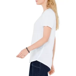 New ⭐ NZT NIC+ZOE NZT 👚 Shirttail Scoop Tee Paper White 🔔 -NIC+ZOE Sales unnamed file 547