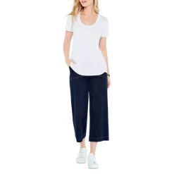New ⭐ NZT NIC+ZOE NZT 👚 Shirttail Scoop Tee Paper White 🔔 -NIC+ZOE Sales unnamed file 548