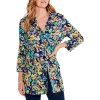 Wholesale 🤩 NIC+ZOE Bold Blossoms Crinkle 👚 Shirt Blue Multi ❤️ -NIC+ZOE Sales unnamed file 576