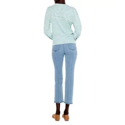 Best deal 🎁 NIC+ZOE Shifting Tides Striped Button Front Cardigan Orange Multi ⌛ -NIC+ZOE Sales unnamed file 597