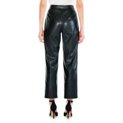 Best Pirce 🔔 NIC+ZOE Faux Leather Straight Leg Pants Black Onyx 🔔 -NIC+ZOE Sales unnamed file 602