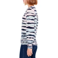 Flash Sale 🌟 NIC+ZOE Snowed In Sweater Blue Multi 😍 -NIC+ZOE Sales unnamed file 607