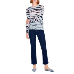 Flash Sale 🌟 NIC+ZOE Snowed In Sweater Blue Multi 😍 -NIC+ZOE Sales unnamed file 608