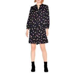 Budget 🛒 NIC+ZOE Party Pears 👗 Dress Black Multi ✔️