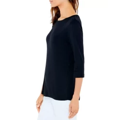 Best Sale ⭐ NZT NIC+ZOE NZT Boat Tee Black Onyx 🔥 -NIC+ZOE Sales unnamed file 668