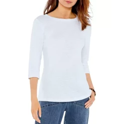 Best Sale ⭐ NZT NIC+ZOE NZT Boat Tee Black Onyx 🔥 -NIC+ZOE Sales unnamed file 669