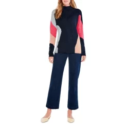 Cheap 😍 NIC+ZOE Petite Glowing Embers Sweater Indigo Multi 🔥 -NIC+ZOE Sales unnamed file 687