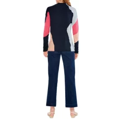 Cheap 😍 NIC+ZOE Petite Glowing Embers Sweater Indigo Multi 🔥 -NIC+ZOE Sales unnamed file 688