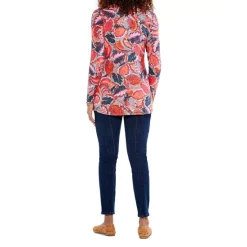 Hot Sale 😀 NZT NIC+ZOE Sweet Dreams Long Sleeve Tee Pink Multi 🤩 -NIC+ZOE Sales unnamed file 693