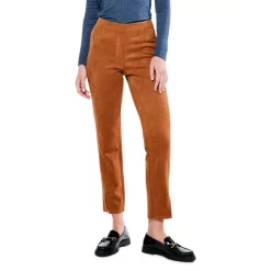 Discount 🌟 NIC+ZOE Faux Suede Slim Leg Pants Toffee ✨