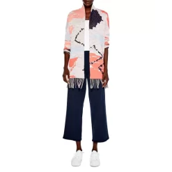 Deals 🔔 NIC+ZOE Fringe Forward Open Front Cardigan Orange Multi 🎉 -NIC+ZOE Sales unnamed file 742