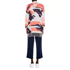 Deals 🔔 NIC+ZOE Fringe Forward Open Front Cardigan Orange Multi 🎉 -NIC+ZOE Sales unnamed file 743