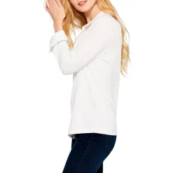 Best deal 🤩 NIC+ZOE Essential Collared 👕 Shirt Paper White 💯 -NIC+ZOE Sales unnamed file 749