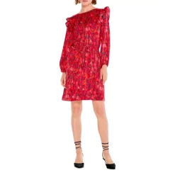 Outlet 🎉 NIC+ZOE Mix And Mingle Printed 👗 Dress Red Multi 💯