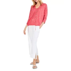 Best Sale 😀 NIC+ZOE 🌞 Summer Shine Tank Red Multi 😀 -NIC+ZOE Sales unnamed file 784