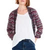 Best deal 🎉 NIC+ZOE Shadow Sunset Stripe Cardigan Pink Mix 🧨