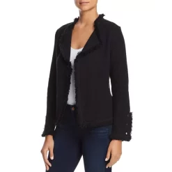 Budget 🧨 NIC+ZOE Fringe Trim Jacket Black Onyx 🔔 -NIC+ZOE Sales unnamed file 8