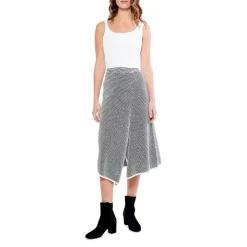 Discount 🌟 NIC+ZOE Pixel Knit 👗 Skirt Black Multi 🛒 -NIC+ZOE Sales unnamed file 801