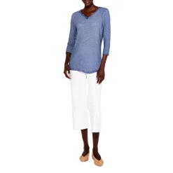 Best Sale 👏 NIC+ZOE Textured Drape Top Twilight 😉 -NIC+ZOE Sales unnamed file 809