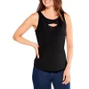 Flash Sale 🧨 NIC+ZOE Perfect Knit Keyhole Split Tank Black Onyx 😉 -NIC+ZOE Sales unnamed file 811